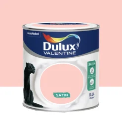 Peinture acrylique satin DULUX VALENTINE Crème de couleur Chamallow