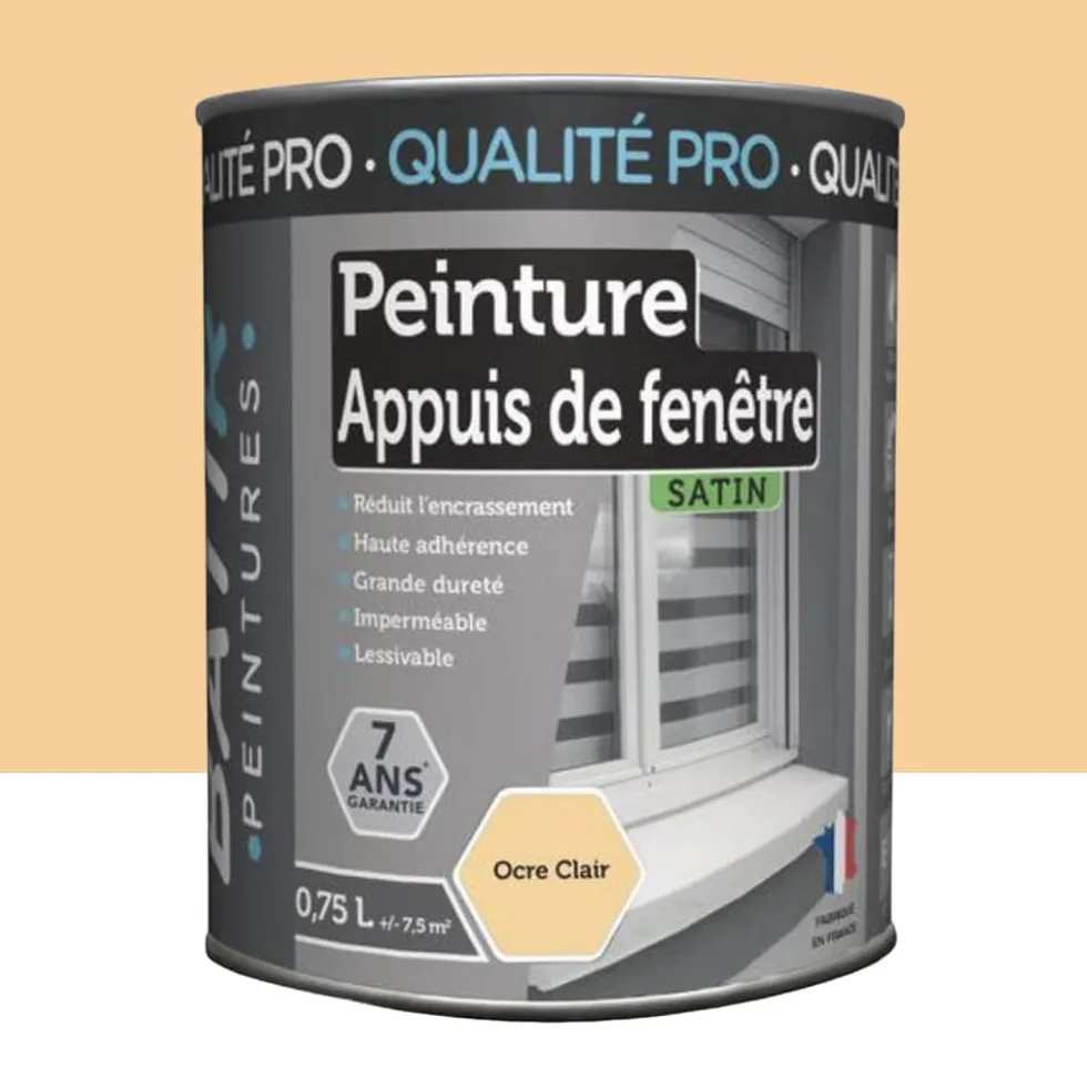 Peinture Appuis de fenêtres BÂTIR Ocre clair
