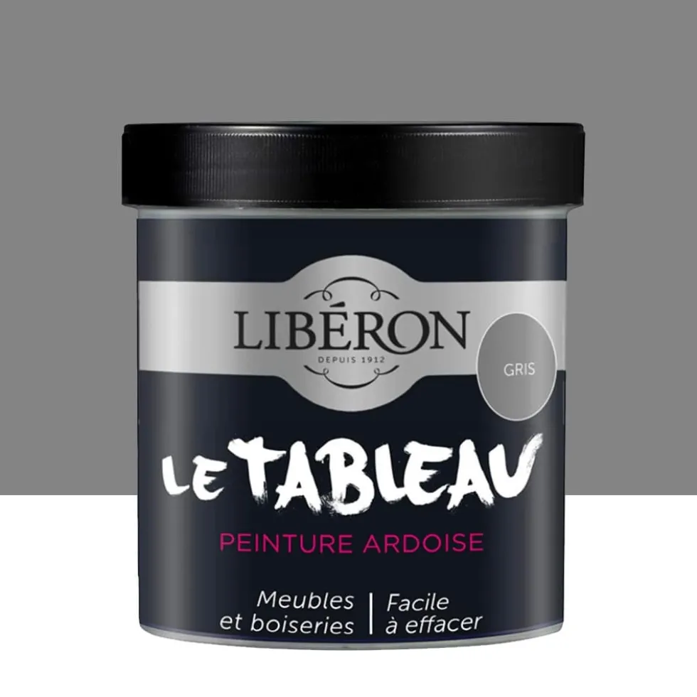 Peinture Ardoise Le Tableau LIBERON Gris