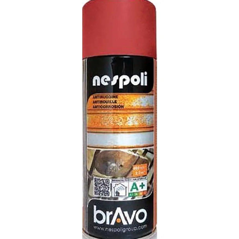 Peinture Aérosol Antirouille NESPOLI - Rouge (180606)
