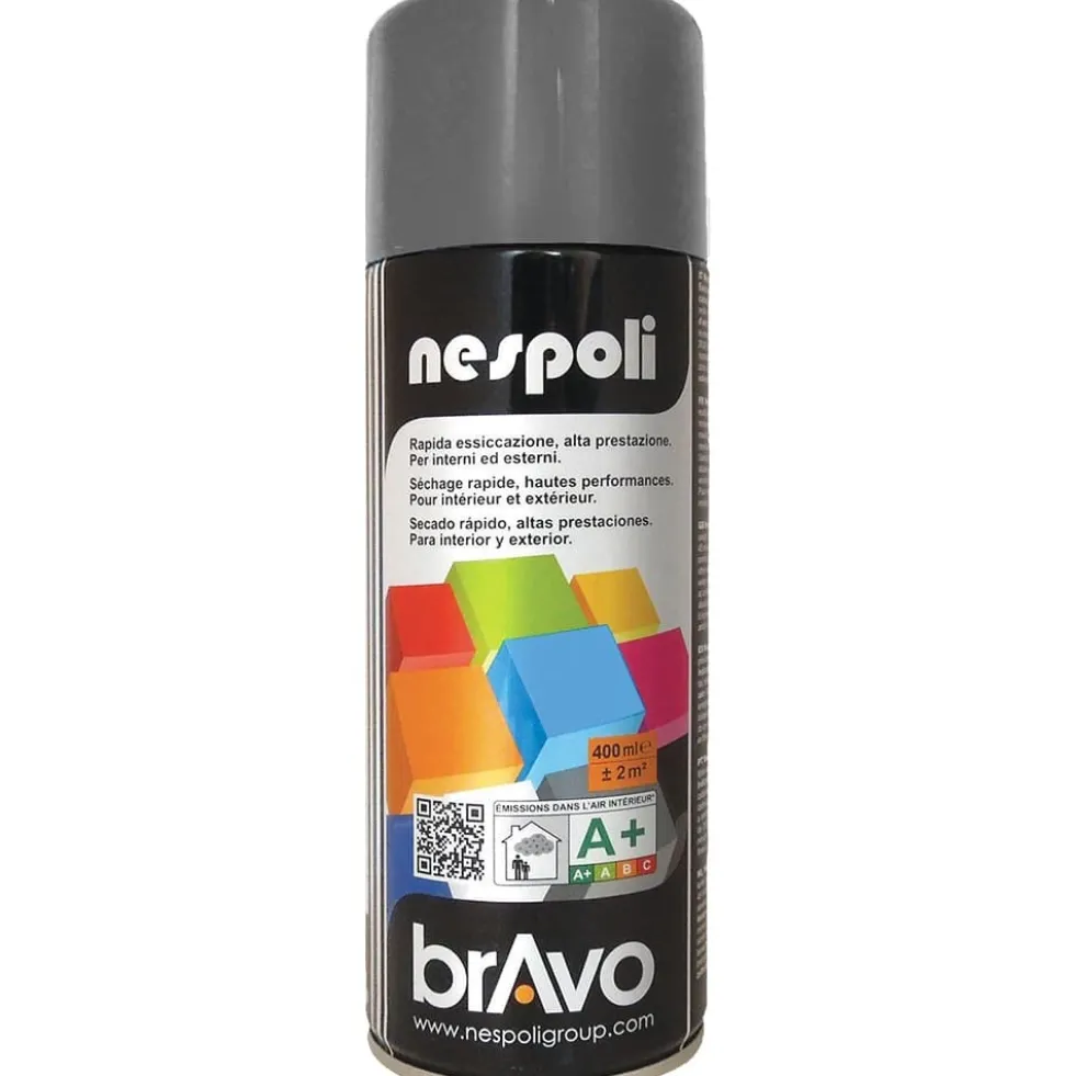 Peinture Aérosol BRAVO NESPOLI - Gris argenté (180021)
