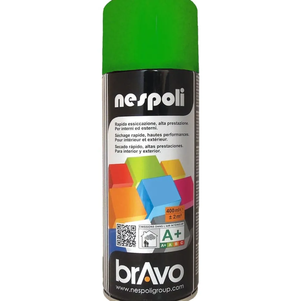 Peinture Aérosol BRAVO NESPOLI - Vert jardin (180015)