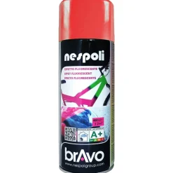 Peinture Aérosol Effet Fluorescent NESPOLI - Rouge (180504)