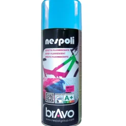 Peinture Aérosol Effet Fluorescent NESPOLI - Bleu (180502)