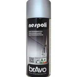 Peinture Aérosol Electroménager NESPOLI - Gris alu (180600)