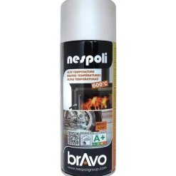 Peinture Aérosol Hautes Températures NESPOLI - Blanc (180602)