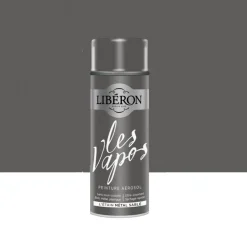 Peinture aérosol LIBÉRON Les Vapos Etain Métal Sablé