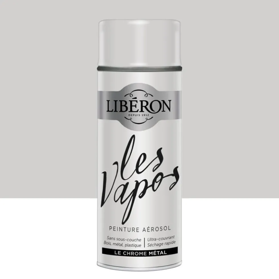 Peinture aérosol LIBÉRON Les Vapos Métal Le Chrome