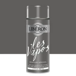 Peinture aérosol LIBÉRON Les Vapos Métal L'Etain
