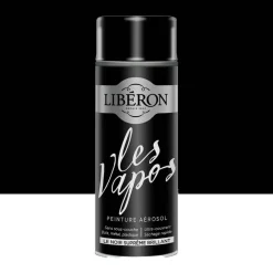 Peinture aérosol LIBÉRON Les Vapos Brillant Le Noir Suprême