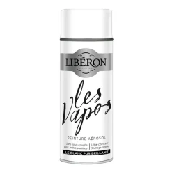 Peinture aérosol LIBÉRON Les Vapos Brillant Le Blanc Pur