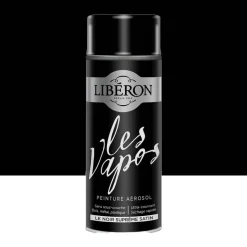 Peinture aérosol LIBÉRON Les Vapos Satin Le Noir Suprême