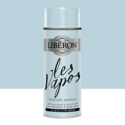Peinture aérosol LIBÉRON Les Vapos Satin Le Bleu Givré