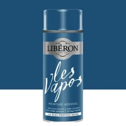 Peinture aérosol LIBÉRON Les Vapos Satin Le Bleu Profond