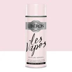 Peinture aérosol LIBÉRON Les Vapos Satin Le Rose Délicat