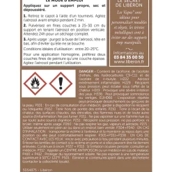 Peinture aérosol LIBÉRON Les Vapos Satin Le Gris Anthracite