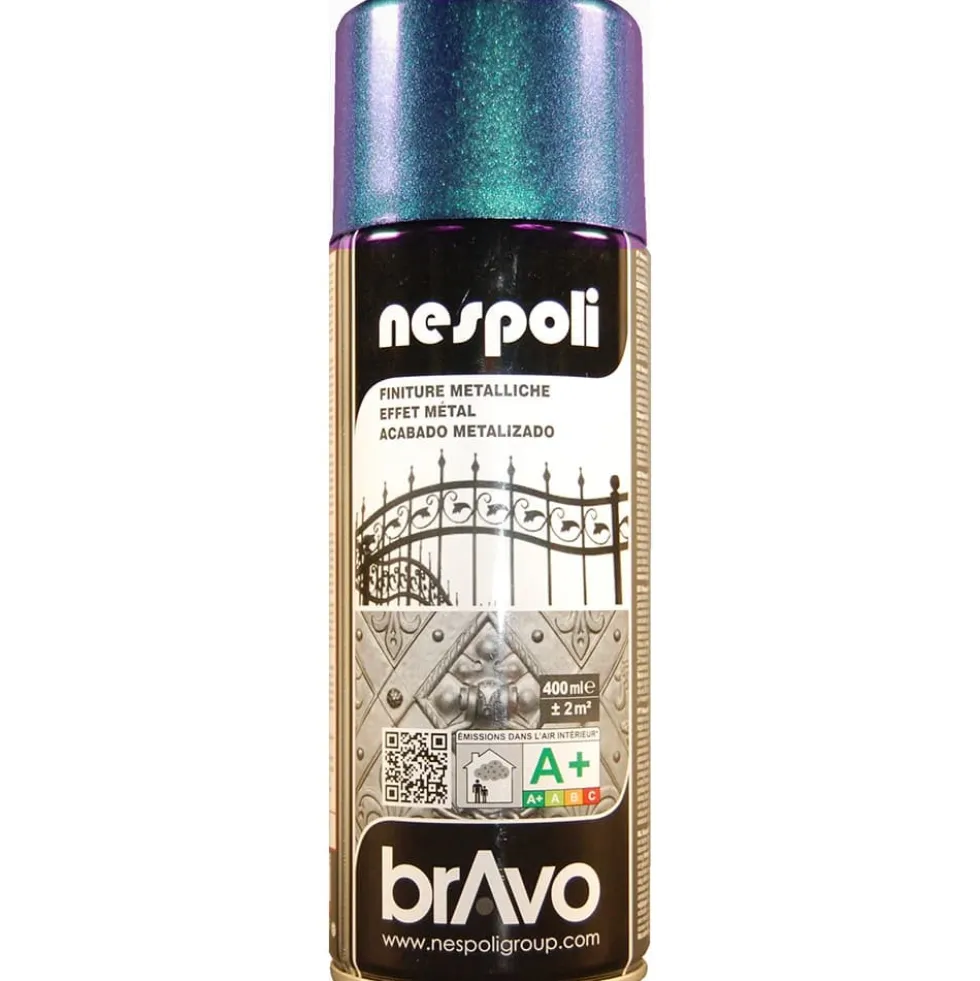 Peinture Aérosol NESPOLI - Effet Métal Bleu (180203)