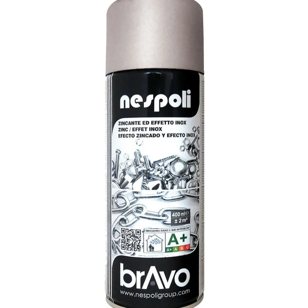 Peinture Aérosol NESPOLI - Zinc Galvanisation à froid (182012)