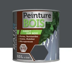 Peinture Bois BÂTIR Anthracite