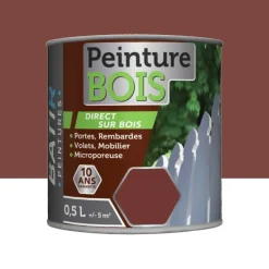 Peinture Bois BÂTIR Rouge Basque