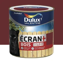 Peinture bois DULUX VALENTINE Ecran+ Bois Rouge Pays Basque