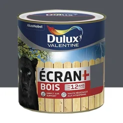 Peinture bois DULUX VALENTINE Ecran+ Bois Gris foncé