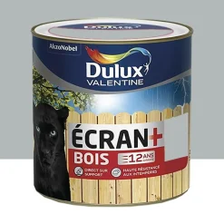 Peinture bois DULUX VALENTINE Ecran+ Bois Gris franc