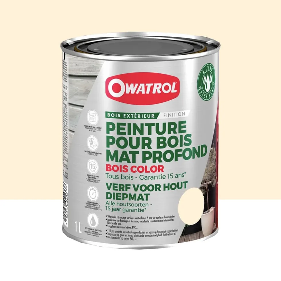 Peinture Bois Owatrol Mat Profond Lin