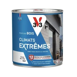 Peinture bois V33 Climats Extrêmes mat Blanc