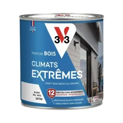 Peinture bois V33 Climats Extrêmes Satin Blanc
