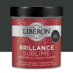 Peinture Brillance Sublime Libéron Noir absolu