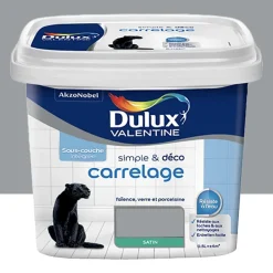 Peinture Carrelage Dulux Valentine Simple & Déco Gris city