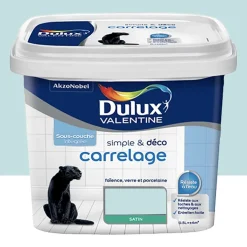 Peinture Carrelage Dulux Valentine Simple & Déco Eau de source