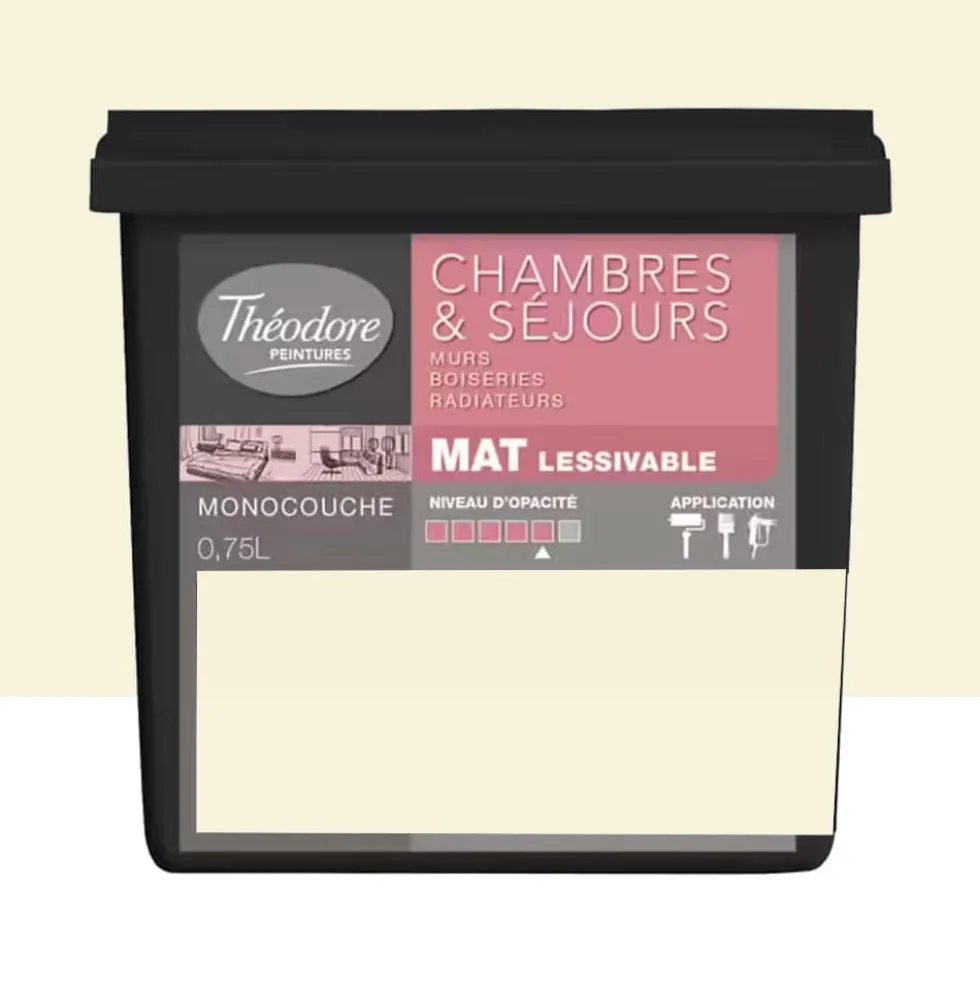Peinture Chambres & Séjours Théodore Mat Monocouche Sable