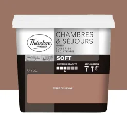 Peinture Chambres & Séjours Théodore Soft Terre de Sienne