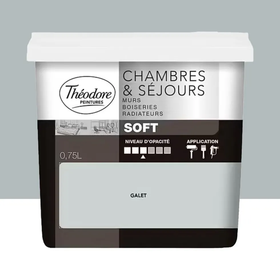 Peinture Chambres & Séjours Théodore Soft Galet