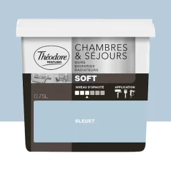 Peinture Chambres & Séjours Théodore Soft Bleuet