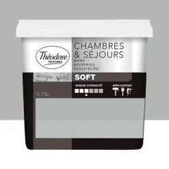 Peinture Chambres & Séjours Théodore Soft Platine