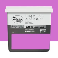 Peinture Chambres & Séjours Théodore Satin lessivable Romantic