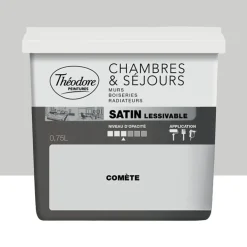 Peinture Chambres & Séjours Théodore Satin lessivable Comète