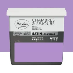 Peinture Chambres & Séjours Théodore Satin lessivable Macaron