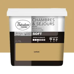 Peinture Chambres & Séjours Théodore Soft Safran