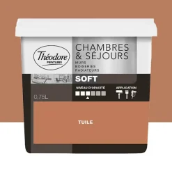 Peinture Chambres & Séjours Théodore Soft Tuile