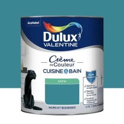 Peinture Cuisine & Bain DULUX VALENTINE Crème de Couleur Acapulco