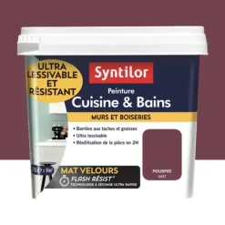 Peinture Cuisine & Bains SYNTILOR Pourpre