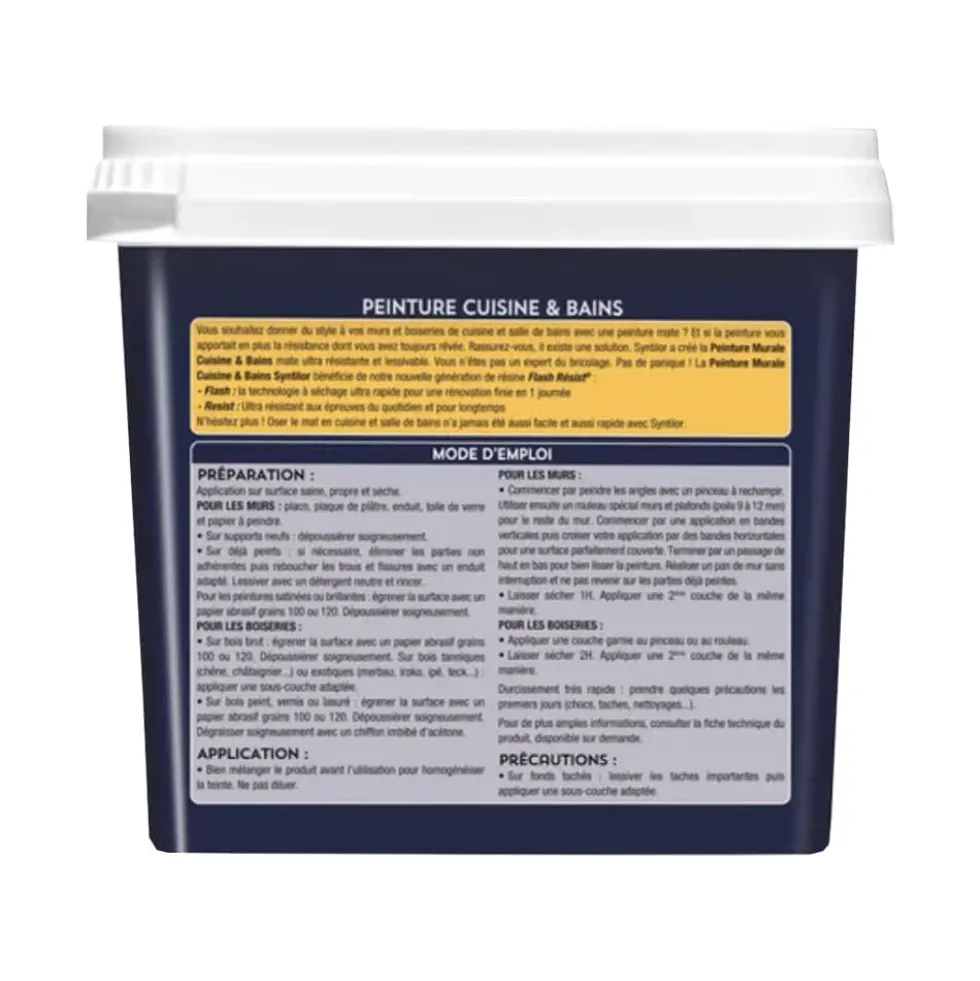 Peinture Cuisine & Bains SYNTILOR Gris galet