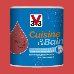 Peinture Cuisine & Bain V33 Piment n°47