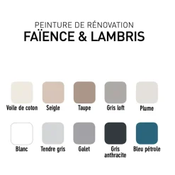 Peinture De Rénovation V33 Faïence & Lambris Tendre Gris
