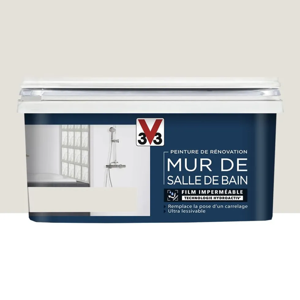 Peinture de rénovation V33 Mur de Salle de Bain Plume