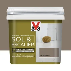 Peinture De Rénovation V33 Sol & Escalier Taupe